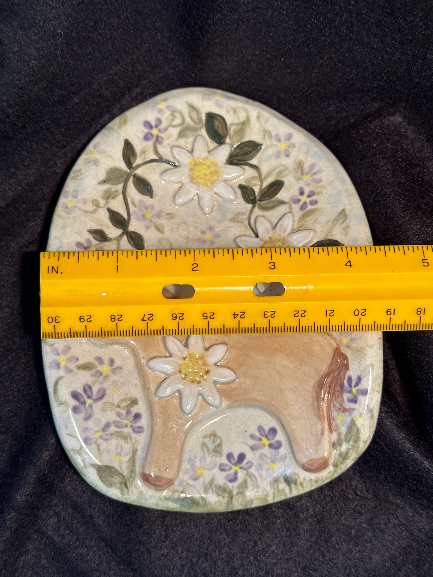 Pony and Flowers Spoon Rest