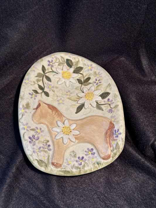 Pony and Flowers Spoon Rest