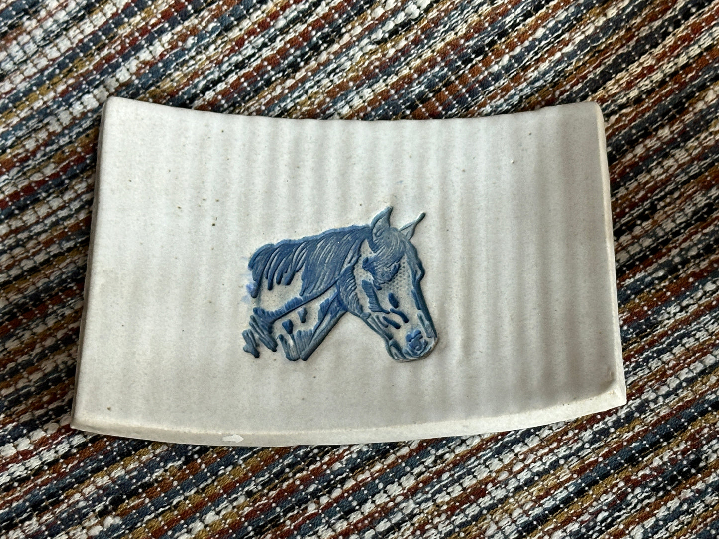 Soap / jewelry dish with horse design