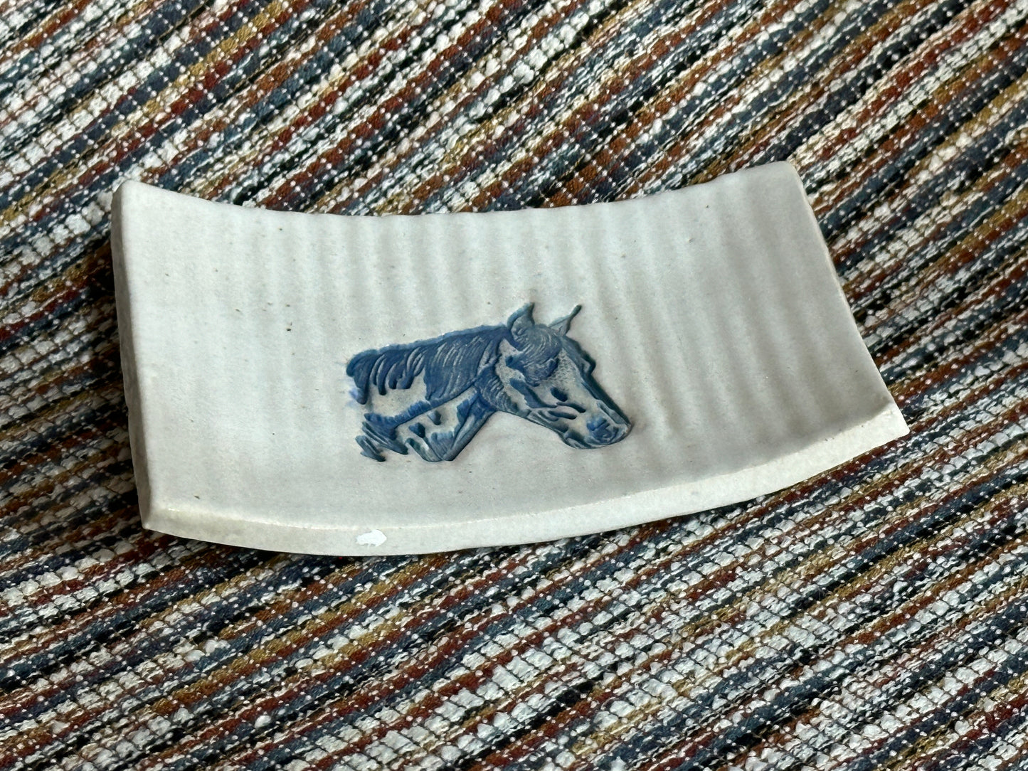 Soap / jewelry dish with horse design